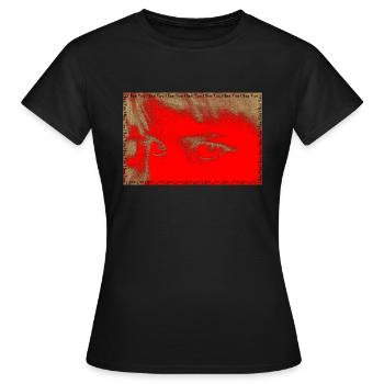 Ich sehe dich - Frauen T-Shirt - Schwarz - Vorne - AI Model Female 172 dark (172cm)