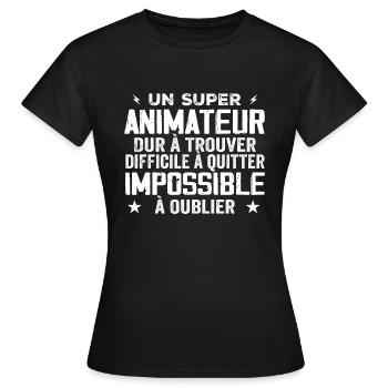 Super Entertainer - Women's T-Shirt - black - Front - AI Model Female 172 dark (172cm)