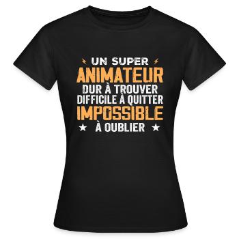 Super Entertainer - Women's T-Shirt - black - Front - AI Model Female 172 dark (172cm)