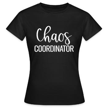 Coordinatrice du chaos Drôle Maman Maman - T-shirt Femme - noir - Devant - AI Model Female 172 dark (172cm)