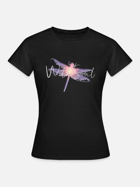 Wilde Seele - Frauen T-Shirt - Schwarz