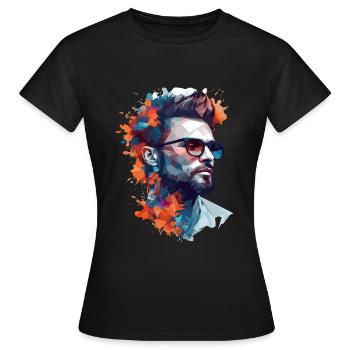 Urban Man Style - Frauen T-Shirt - Schwarz - Vorne - AI Model Female 172 dark (172cm)