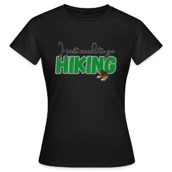 Besoin d’y aller - T-shirt Femme - noir - Devant - AI Model Female 172 dark (172cm)