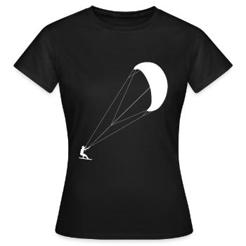 Kiter Kiten - Frauen T-Shirt - Schwarz - Vorne - AI Model Female 172 dark (172cm)