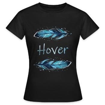 Flotter - T-shirt Femme - noir - Devant - AI Model Female 172 dark (172cm)