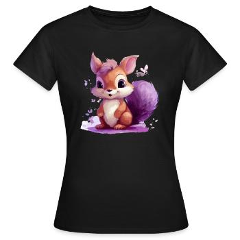 Der kleine Lilo - Frauen T-Shirt - Schwarz - Vorne - AI Model Female 172 dark (172cm)