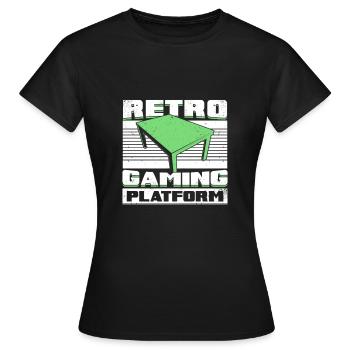 Cadeau de joueur de plateau de jeu de société de table - T-shirt Femme - noir - Devant - AI Model Female 172 dark (172cm)