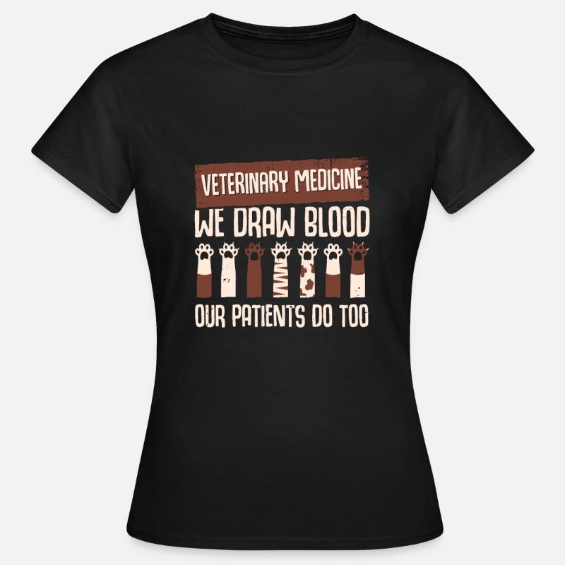 Veterinarian Veterinary Veterinary Gift - Women's T-Shirt - black