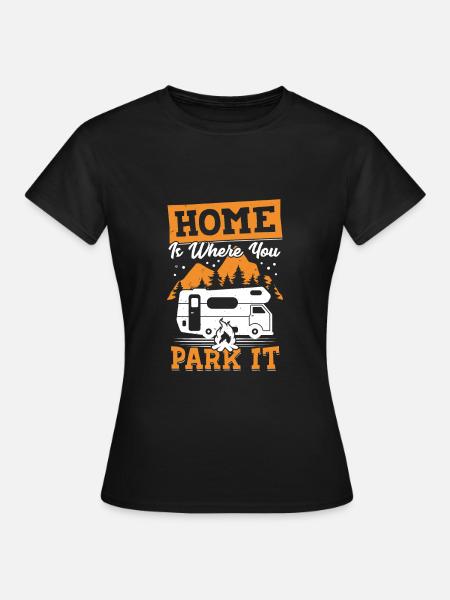 Motorhome Motorhome Camping Camper Gift - Women's T-Shirt - black