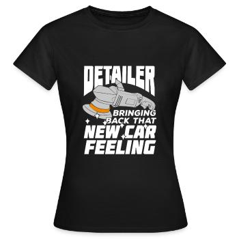 L’entretien du véhicule job réparateur de véhicule cadeau - T-shirt Femme - noir - Devant - AI Model Female 172 dark (172cm)