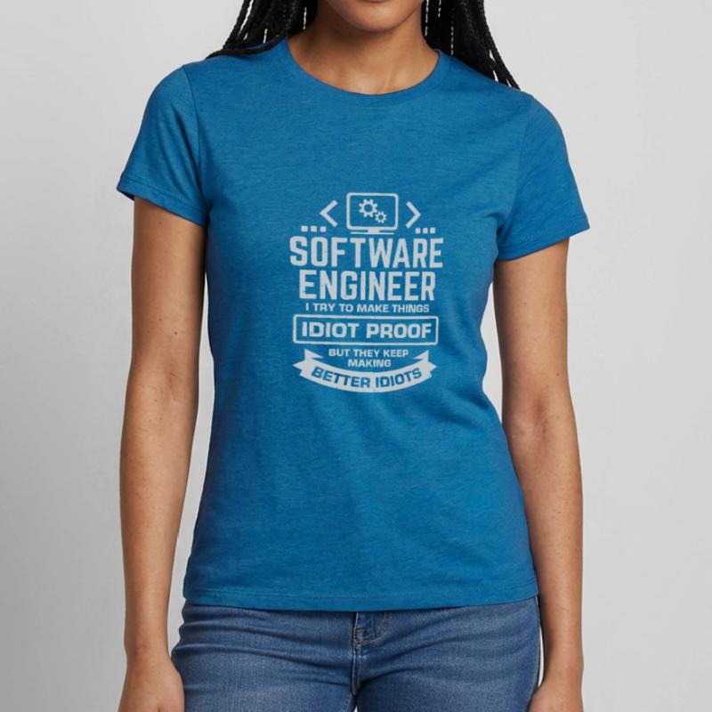 Software Engineer Software Developer Gift Women's T-Shirt