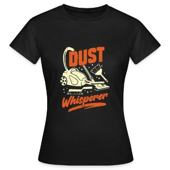 Lustiges Staubsaugen Reinigungskraft Geschenk - Frauen T-Shirt - Schwarz - Vorne - AI Model Female 172 dark (172cm)