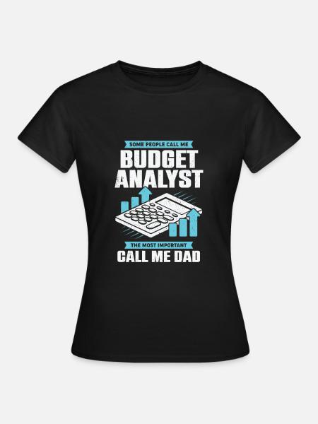 Finanzcontrolling Papa Controller Geschenk - Frauen T-Shirt - Schwarz