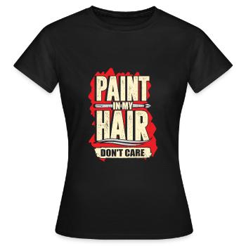 Professeurs d’arts visuels Dessin Artiste Cadeau - T-shirt Femme - noir - Devant - AI Model Female 172 dark (172cm)