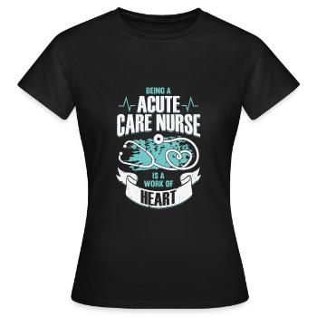 Intensive Care Intensive Care Gift - Women's T-Shirt - black - Front - AI Model Female 172 dark (172cm)