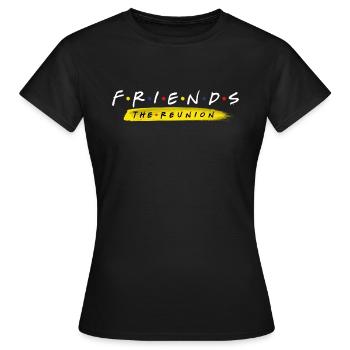 Friends The Reunion Logo - Frauen T-Shirt - Schwarz - Vorne - AI Model Female 172 dark (172cm)