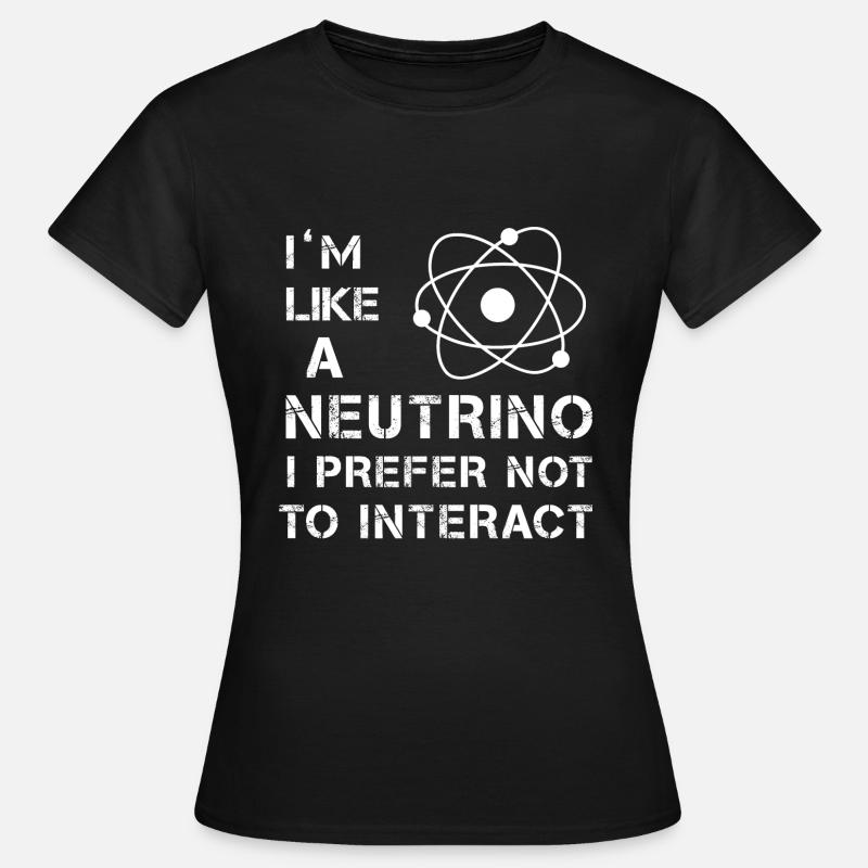 Neutrino physics - Women's T-Shirt - black