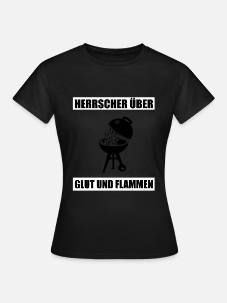 BBQ - Frauen T-Shirt - Schwarz