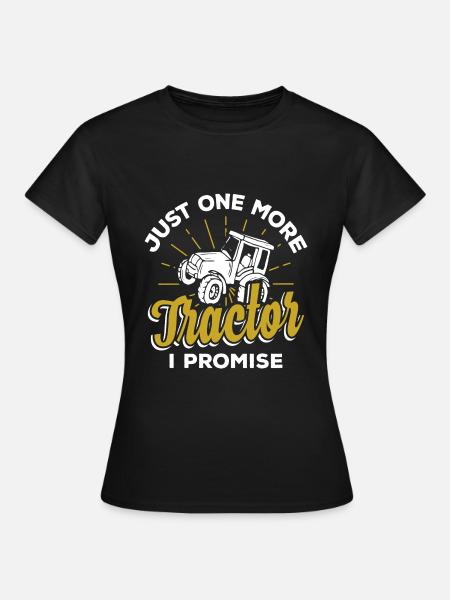 Landwirt Traktor - Frauen T-Shirt - Schwarz