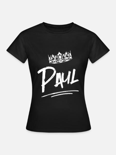 Paul - Frauen T-Shirt - Schwarz