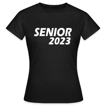 Senior 2023 - Frauen T-Shirt - Schwarz - Vorne - AI Model Female 172 dark (172cm)