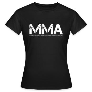 MMA - T-shirt Femme - noir - Devant - AI Model Female 172 dark (172cm)