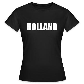Holland - Women's T-Shirt - black - Front - AI Model Female 172 dark (172cm)