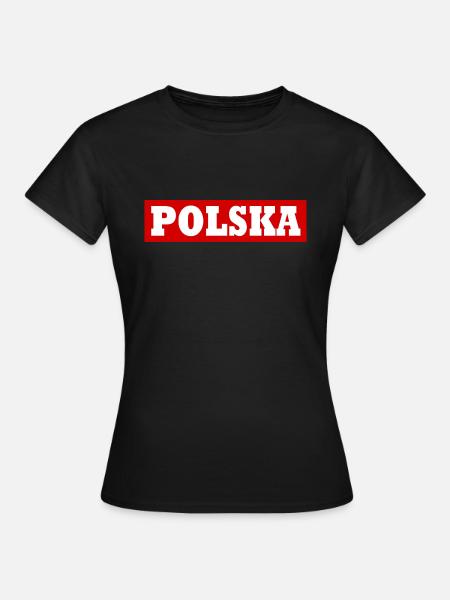 Polska - Frauen T-Shirt - Schwarz