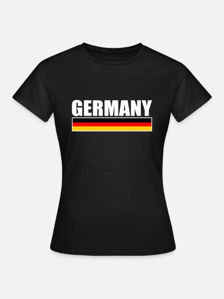 Deutschland - Frauen T-Shirt - Schwarz