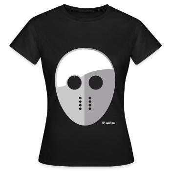 Masque Jason TS-oak - T-shirt Femme - noir - Devant - AI Model Female 172 dark (172cm)