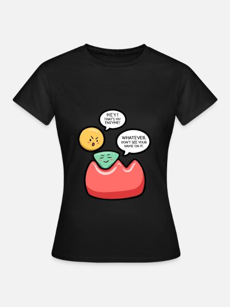 Hé, c’est mon enzyme Don’t See Your Name - T-shirt Femme - noir