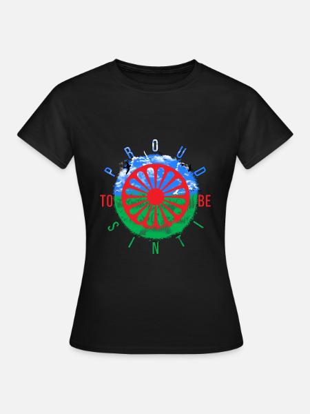 Fier d’être Sinti - T-shirt Femme - noir