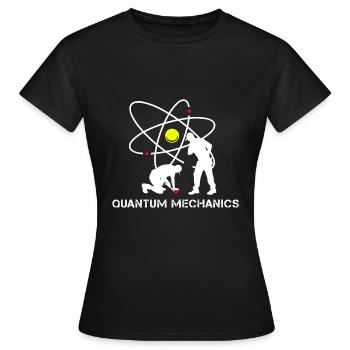 Physicien en mécanique quantique - T-shirt Femme - noir - Devant - AI Model Female 172 dark (172cm)