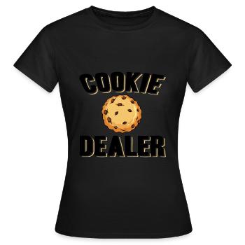 Konditor - Frauen T-Shirt - Schwarz - Vorne - AI Model Female 172 dark (172cm)