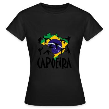 Capoeira - T-shirt Femme - noir - Devant - AI Model Female 172 dark (172cm)