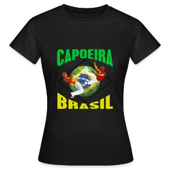 Capoeira - T-shirt Femme - noir - Devant - AI Model Female 172 dark (172cm)