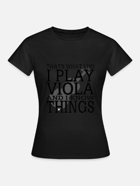 Viola - Camiseta mujer - negro