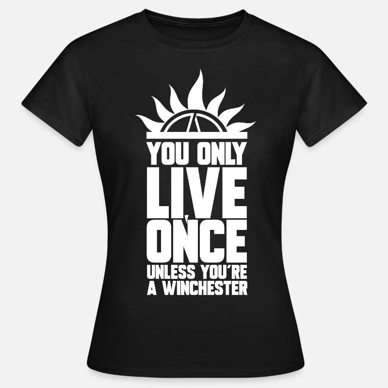LIVE ONCE, GIFT - Women's T-Shirt - black