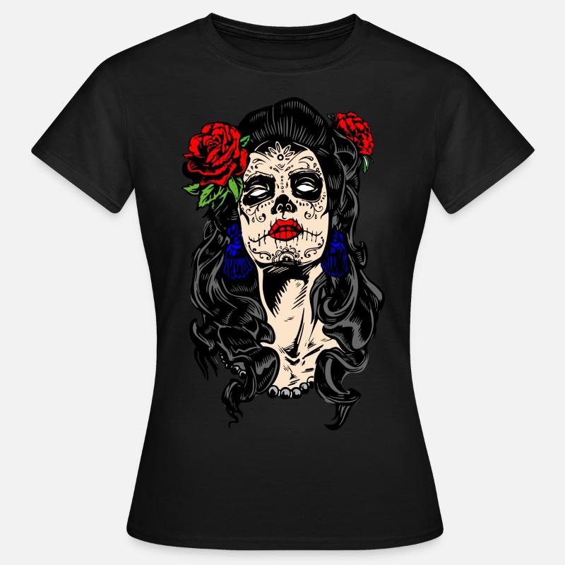 Santa_Muerte - Women's T-Shirt - black