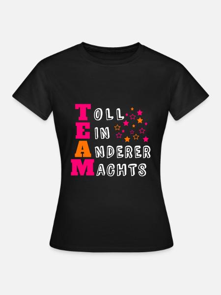 Team - Frauen T-Shirt - Schwarz
