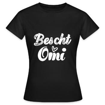Bescht Omi beschte Grosi Oma Schweiz Grosi - Frauen T-Shirt - Schwarz - Vorne - AI Model Female 172 dark (172cm)