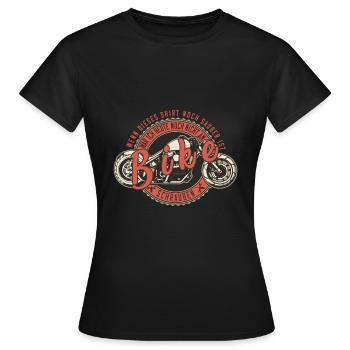 Wenn das noch sauber ist, war ich nicht am Bike. - Frauen T-Shirt - Schwarz - Vorne - AI Model Female 172 dark (172cm)