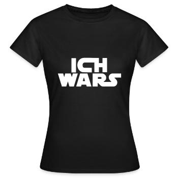 J’ai été wars - T-shirt Femme - noir - Devant - AI Model Female 172 dark (172cm)