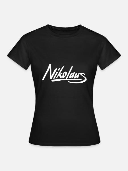 Nikolaus - Frauen T-Shirt - Schwarz