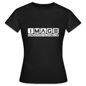 Image unavailable, images drôles, Internet, PC - T-shirt Femme - noir - Devant - AI Model Female 172 dark (172cm)