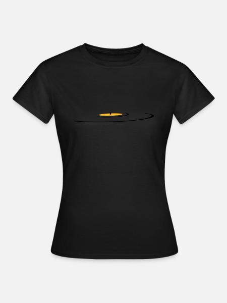 retro, vinyl, old school - Frauen T-Shirt - Schwarz