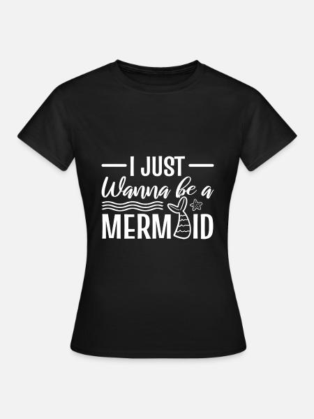 Meerjungfrau Fan - Frauen T-Shirt - Schwarz