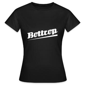 Bottrop - Textdesign mit Stadtnamen - Frauen T-Shirt - Schwarz - Vorne - AI Model Female 172 dark (172cm)