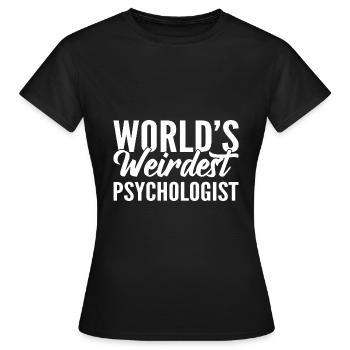 Lustige Psychologie Psychotherapeut - Frauen T-Shirt - Schwarz - Vorne - AI Model Female 172 dark (172cm)