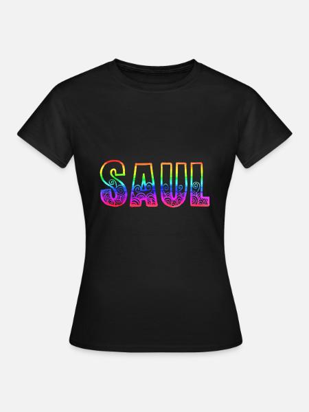 saul rs regenbogen - Frauen T-Shirt - Schwarz